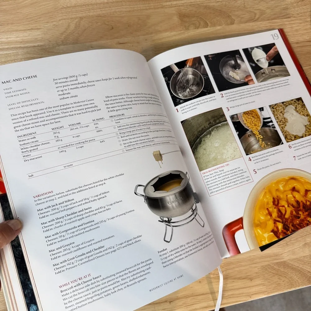 Modernist Cuisine at Home Hardcover Book White Illustrated Culinary Science